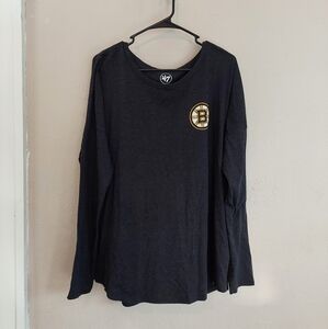 Boston Bruins XL Womens Long Sleeve Tshirt